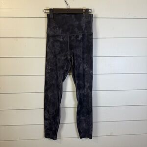 Lululemon align pants 25” diamond dye blue women’s size 4